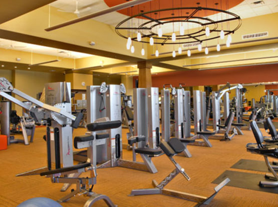 Fitness Center and Leasing Office at the Hudson