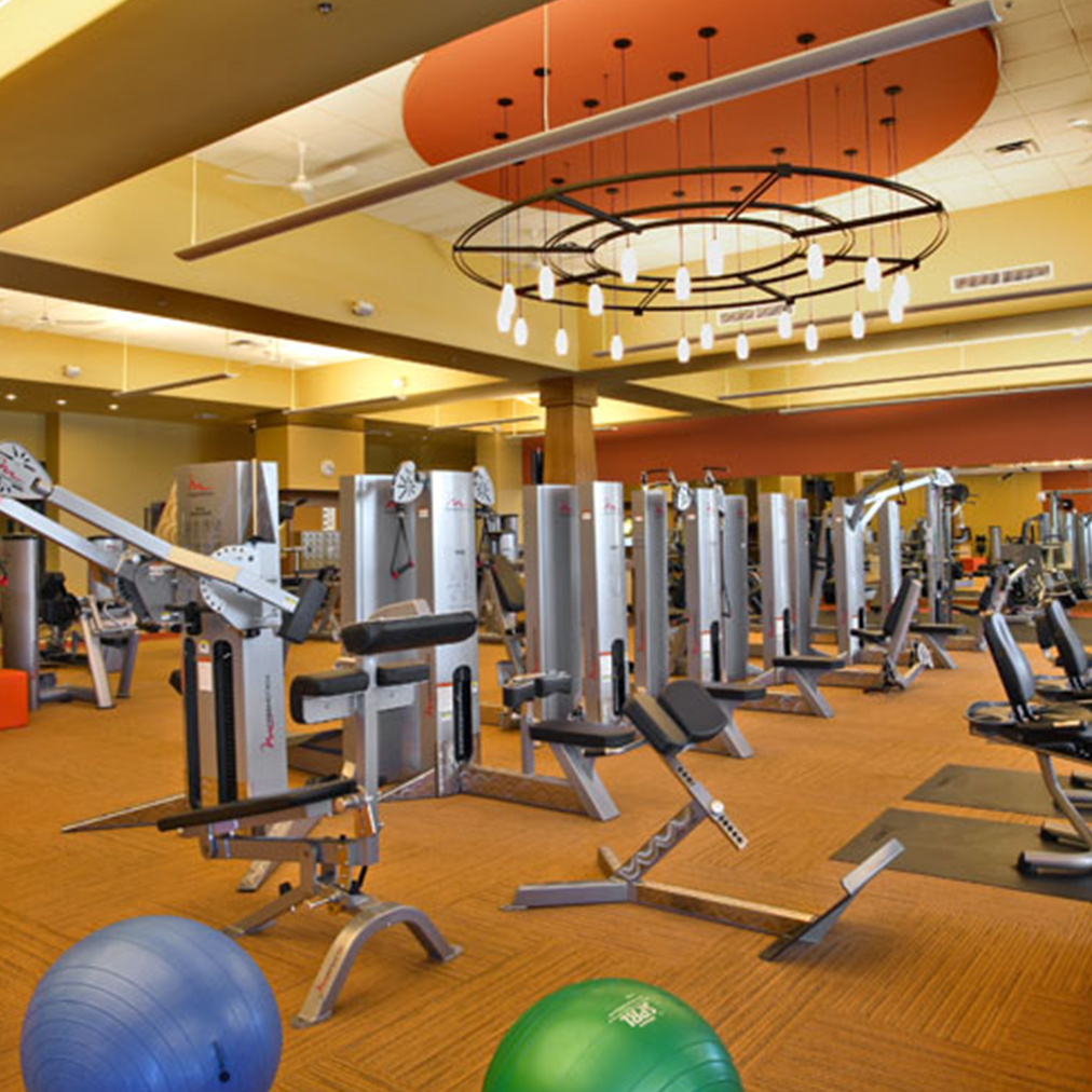 Fitness Center and Leasing Office at the Hudson